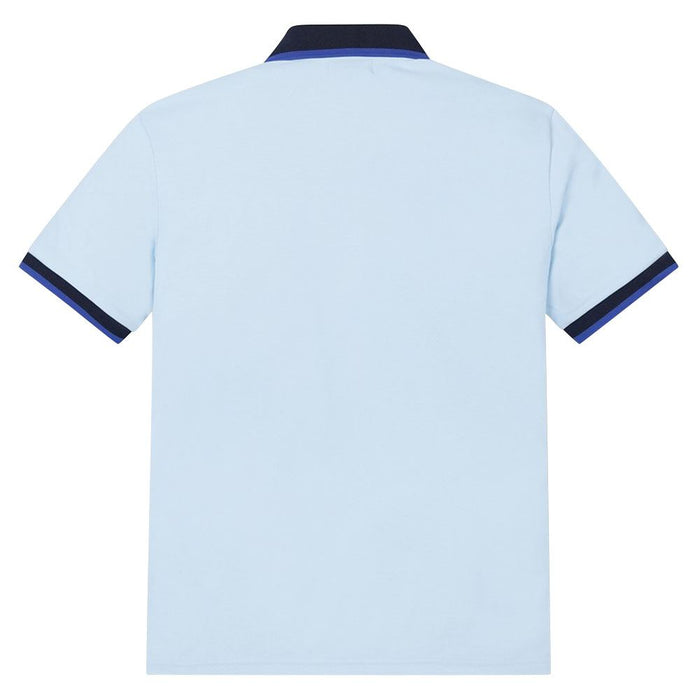 WAAC Athletic Color Rib Golf Polo Light Blue - SS24 Men
