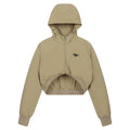 WAAC Bolero Hoodie Golf Jacket Light Brown - FW24 Women