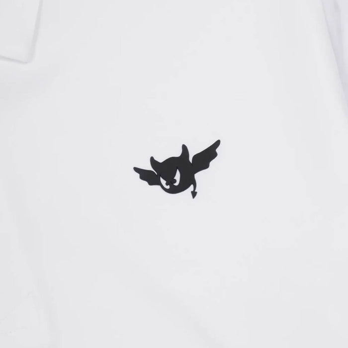 WAAC Cool Touch Longsleeve Golf Polo White - SP25 Men