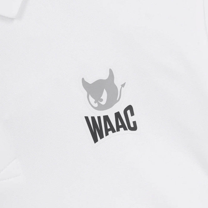WAAC Essential Pique Golf Polo White - SP25 Men