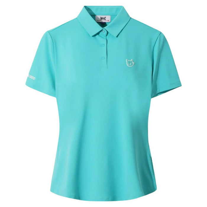 WAAC Essential WAACKY Golf Polo Blue Green - FW25 Women
