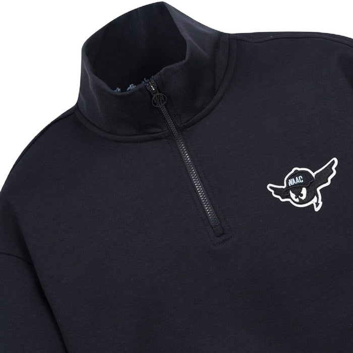 WAAC Half Zip-Up Golf Sweatshirt Dark Navy - FW24 Women