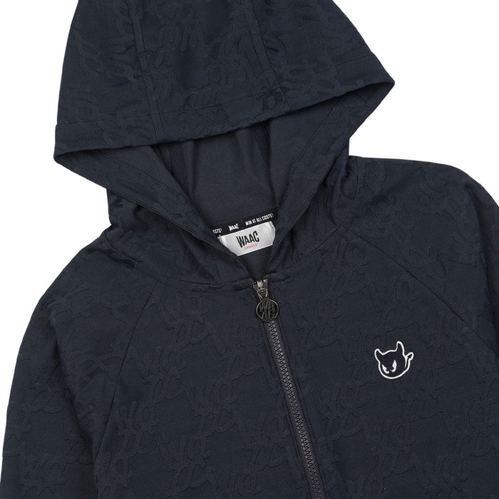 WAAC Logo JQD Zip-Up Golf Hoodie Dark Navy - SS26 Women