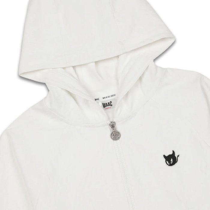 WAAC Logo JQD Zip-Up Golf Hoodie White - SS26 Women