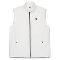 WAAC Logo Zip-Up Golf Vest White - SS26 Men