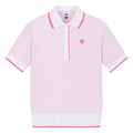 WAAC Rib Collar Golf Polo Light Pink - SP25 Women