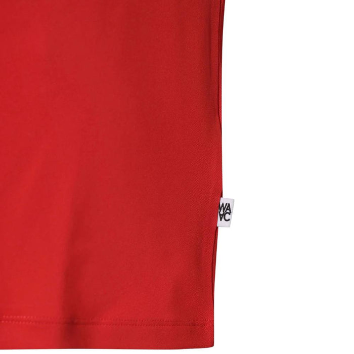 WAAC Rib Collar WAACKY Golf Polo Red - FW25 Women