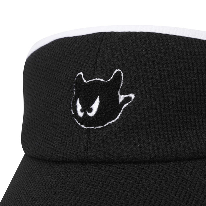 WAAC Ribbon Golf Visor Black - FW24 Women