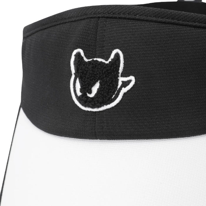 WAAC Ribbon Golf Visor Black/White - SS26 Women