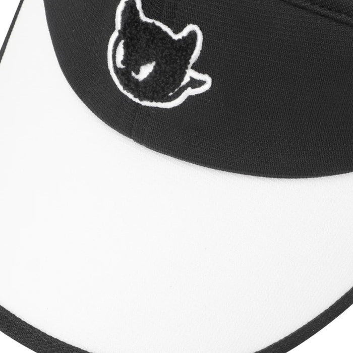 WAAC Ribbon Golf Visor Black/White - SS26 Women