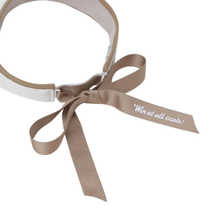 WAAC Ribbon Golf Visor Light Brown - FW24 Women