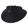WAAC Ribbon Wide Golf Visor Black - SS26 Women