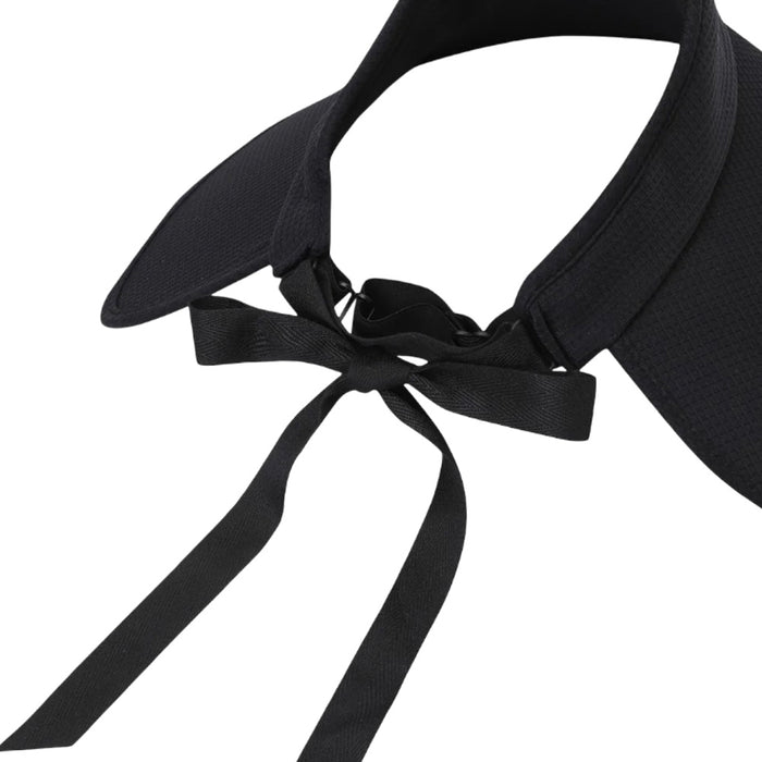 WAAC Ribbon Wide Golf Visor Black - SS26 Women