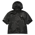 WAAC Shortsleeve String Zip Up Golf Hoodie Black - SS26 Women