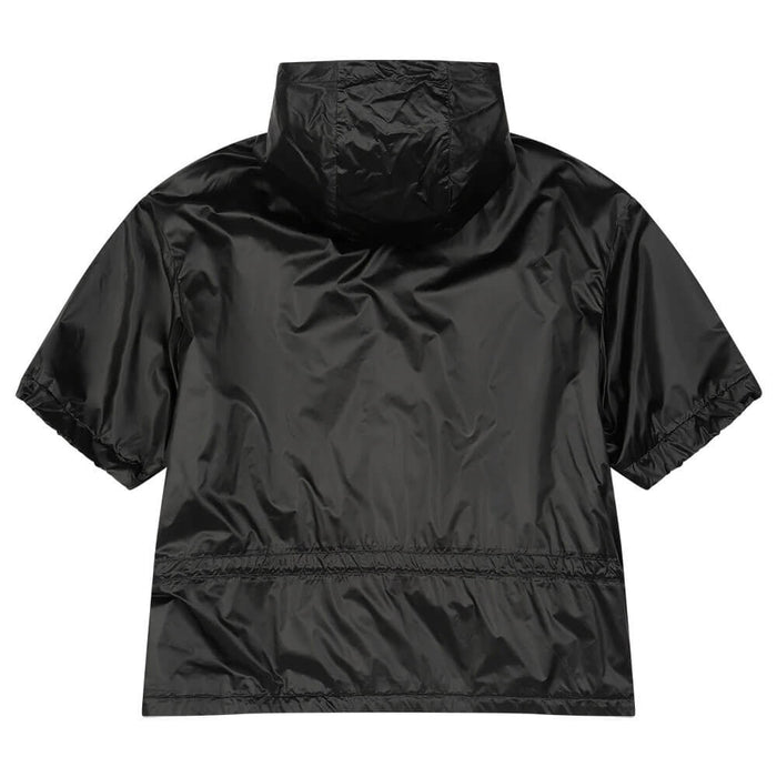 WAAC Shortsleeve String Zip Up Golf Hoodie Black - SS26 Women