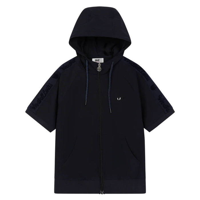WAAC Shortsleeve Zip-Up Golf Hoodie Dark Navy - SS26 Women
