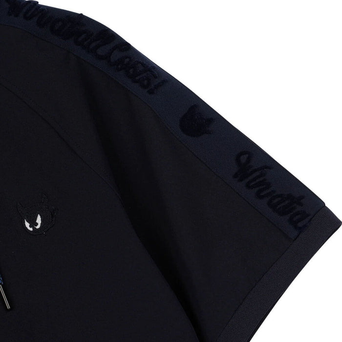 WAAC Shortsleeve Zip-Up Golf Hoodie Dark Navy - SS26 Women