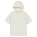 WAAC Shortsleeve Zip-Up Golf Hoodie Ivory - SS26 Women