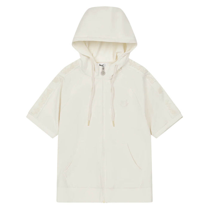 WAAC Shortsleeve Zip-Up Golf Hoodie Ivory - SS26 Women