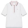 WAAC Slim Fit Rib Golf Polo White - SS26 Women