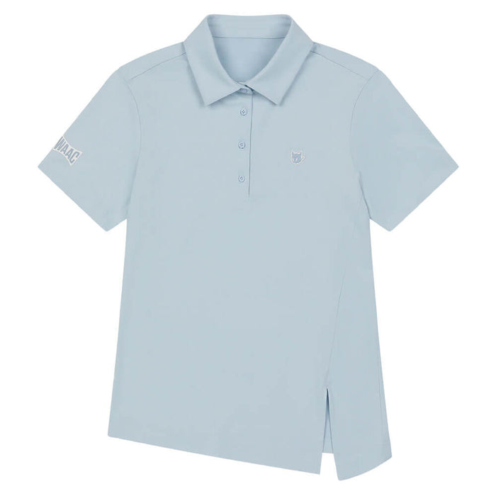 WAAC Slit Hem Golf Polo Light Blue - SS26 Women