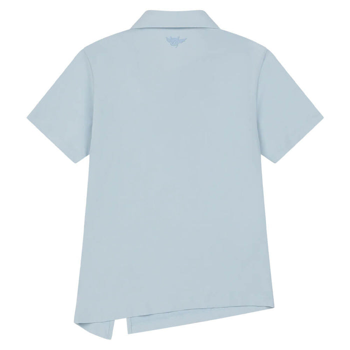 WAAC Slit Hem Golf Polo Light Blue - SS26 Women
