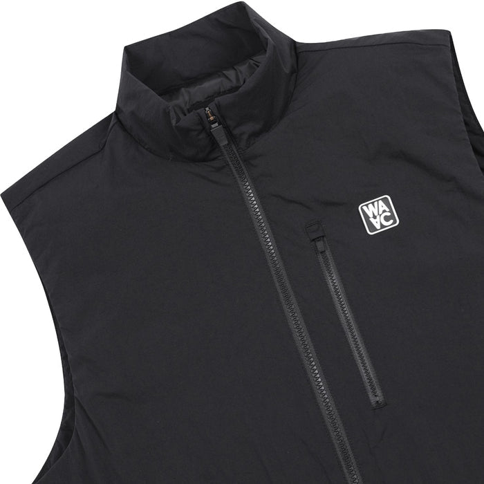 WAAC Thin Padding Golf Vest Black - FW24 Men