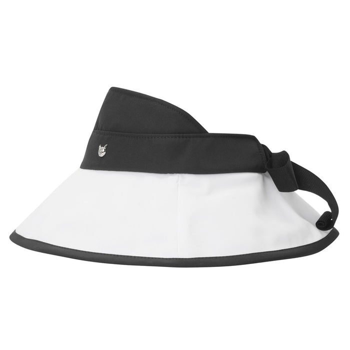 WAAC Top Opened Ribbon Golf Bucket Hat Black - 23 Women