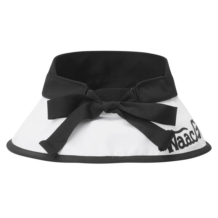 WAAC Top Opened Ribbon Golf Bucket Hat Black - 23 Women