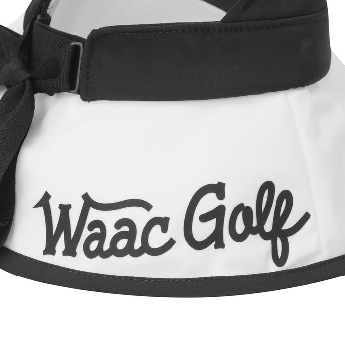 WAAC Top Opened Ribbon Golf Bucket Hat Black - 23 Women