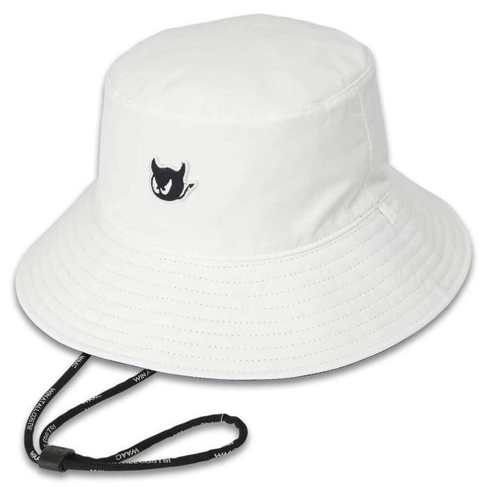 WAAC Uni Reversible Golf Bucket Hat White - SS26 Unisex