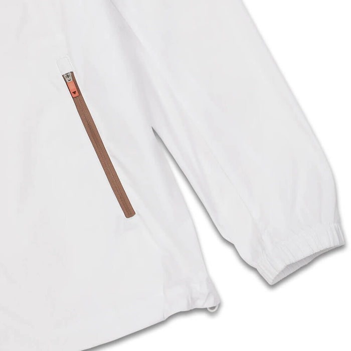 WAAC Zip-Up Windbreaker Golf Jacket White - SS26 Men