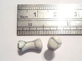 White Howlite Stone Natural Double Flare Stretched Ear Lobes Plugs 8g 8 gauge - I Love My Piercings!